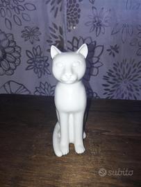 Gatto Bianco di porcellana ALT TIRSCHENREUTH 1838