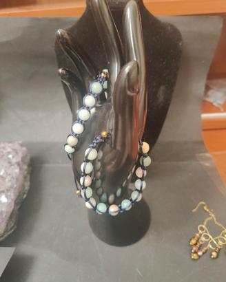 due bracciali shamballa amazzonite 
