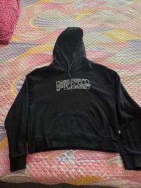 Felpa Puma Nera con Logo M/L