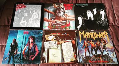 Speed Thrash Power Heavy Glam metal LP vinili