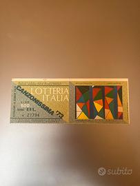 Biglietto lotteria Italia ‘73