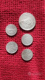 Monete 1/2/5 Lire Italiane