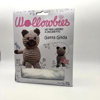 Kit per lavoro uncinetto crochet amigurumi gatto