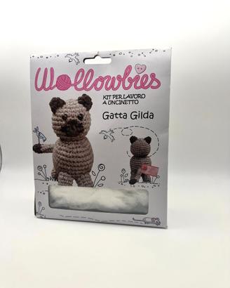 Kit per lavoro uncinetto crochet amigurumi gatto