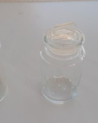 Set di albarelli con tappi  3 dimensioni 