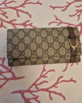 gucci originale portafoglio con horsebit