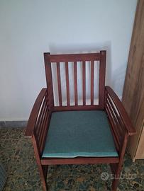 poltrona in legno 