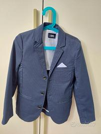 Giacca IDO bambino blu taglia 7-8 anni 
