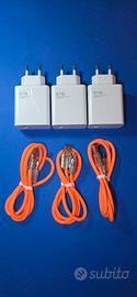 Set 3 Caricatori Rapidi + 3 Cavi USB-C