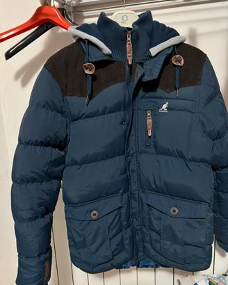 kangol parka cappotto uomo taglia M