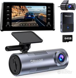 Dashcam auto anteriore 2k e posteriore 1080p car