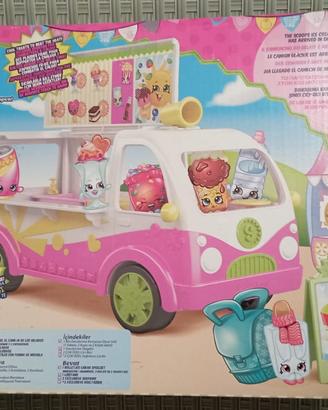 RARO SET GIOCO CAMION GELATO SHOPKINS