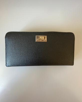 Portafoglio Cavalli Class nero con  scatola