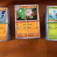 Lotto 100 carte Pokémon comuni/non comuni - 151