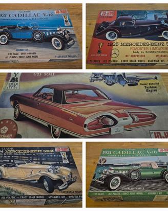 Kit 1:25 Jo-Han 5 modelli Gold Cup Series