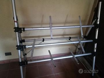 cavalletto porta 3 tastiere