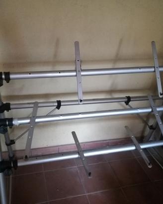 cavalletto porta 3 tastiere