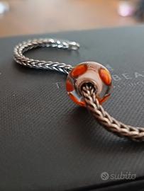 bead trollbeads " campo di Papaveri "