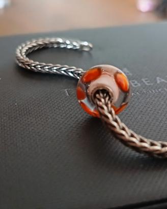 bead trollbeads " campo di Papaveri "