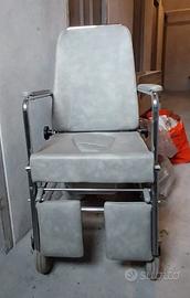 sedia-poltrona a rotelle  (seminuova e comoda)