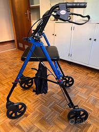 Deambulatore rollator pieghevole seminuovo
