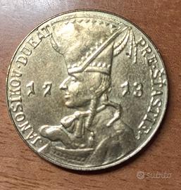 Riproduzione moneta d'oro Ducato 1713