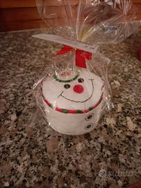 Asciugamano Natalizio Pupazzo di Neve