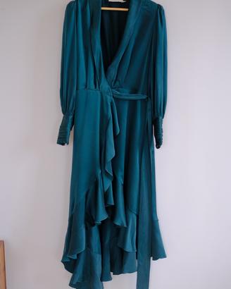 Abito Zimmermann 100% seta – smeraldo