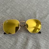 Occhiali da sole Ray-Ban Hexagonal Gold Mirror