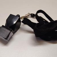 Fischietto Tipo FOX 40 Nero Cordino NUOVO