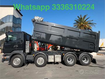 Ribaltabile Scania R480 del 2013 8x4, Euro 5