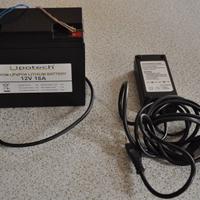 BATTERIA AL LITIO - uso audio hi-fi- 12 Volt 18 A