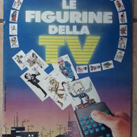 VECCHIO ALBUM "LE FIGURINE DELLA TV" 1988 VINTAGE