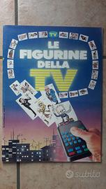 VECCHIO ALBUM "LE FIGURINE DELLA TV" 1988 VINTAGE
