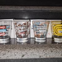 4 bicchieri bicchierini Ringo Pavesi Gocciole togo