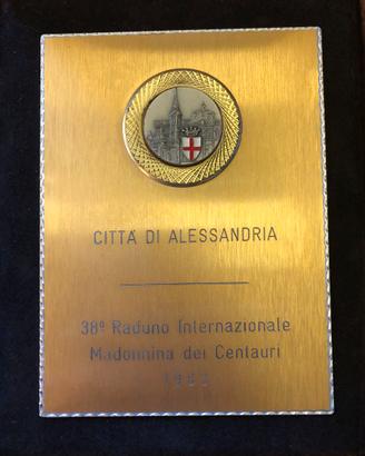 MOTOCICLISMO – TARGA 38’ RADUNO INT. MADONNINA CEN