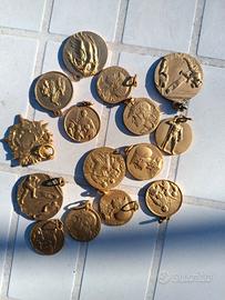 medaglie placcate oro n 15