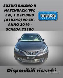 SUZUKI BALENO II HATCHBACK 1.2 HYBRID - RICAMBI
