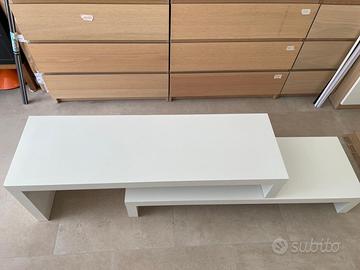 Unità TV in legno bianco