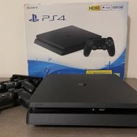 Ps4 slim 500gb +2 joypad +7 giochi