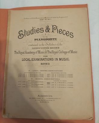 STUDIES & PIECES X PIANOFORTE