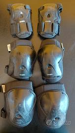 Kit Protezioni Roller/Skate Oxelo Decathlon tag.S