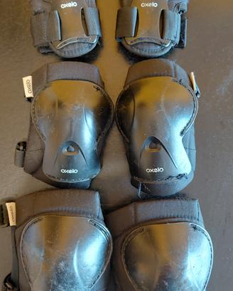 Kit Protezioni Roller/Skate Oxelo Decathlon tag.S