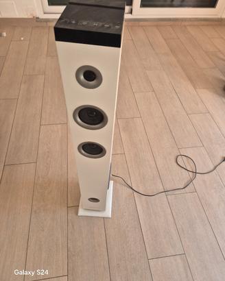 colonna audio con telecomando come nuova 