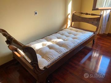 Letto divanetto antico una piazza