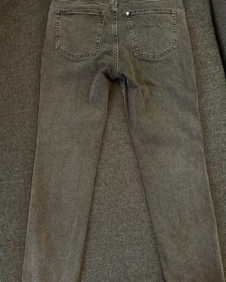 Jeans grigio nero H&M