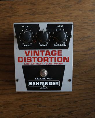 Behringer VD1 Vintage Distortion – Pedale Vintage