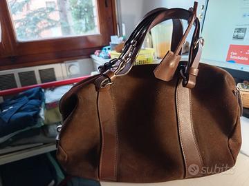 Borsa bauletto di camoscio Mauro Governi perfetta