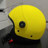 Casco demi jet Tucano taglia M giallo NUOVO !