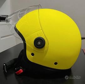 Casco demi jet Tucano taglia M giallo NUOVO !